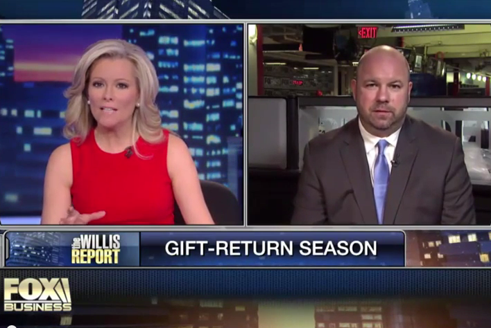 Ken Wisnefski on Fox Business - returning those unwanted holiday gifts