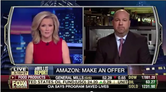 Ken Wisnefski on Fox Business with Host Gerri Willis talk about Amazon's new 'Make an Offer' Feature